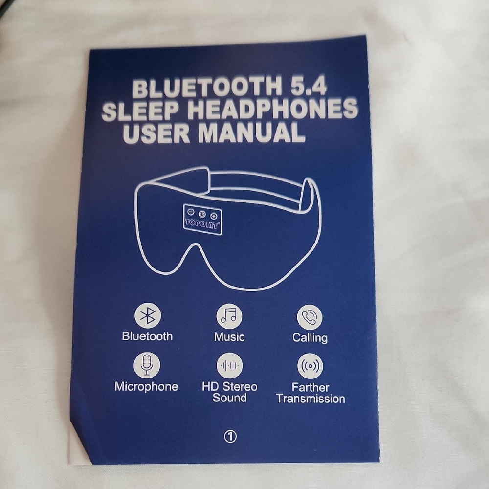 Topoint Bluetooth Sleep Mask - Picture 4 of 7